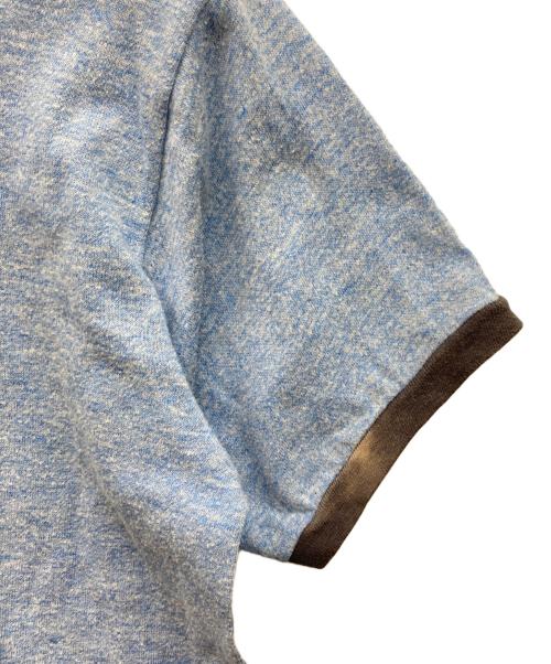 RUSSELL ATHLETIC（ラッセルアスレチック）RUSSELL ATHLETIC (ラッセルアスレチック) 70’s リンガーTシャツ 金タグ スカイブルー サイズ:Mの古着・服飾アイテム