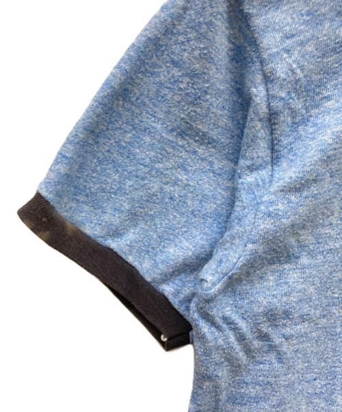 RUSSELL ATHLETIC（ラッセルアスレチック）RUSSELL ATHLETIC (ラッセルアスレチック) 70’s リンガーTシャツ 金タグ スカイブルー サイズ:Mの古着・服飾アイテム