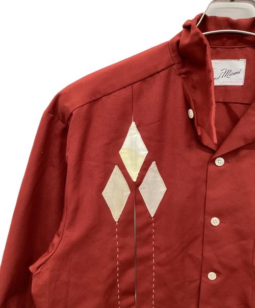 Charm of miami（チャームオブマイアミ）Charm of miami (チャームオブマイアミ) オープンカラーシャツ レッド サイズ:不明の古着・服飾アイテム