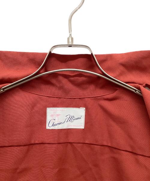 Charm of miami（チャームオブマイアミ）Charm of miami (チャームオブマイアミ) オープンカラーシャツ レッド サイズ:不明の古着・服飾アイテム