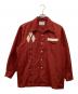 Charm of miami（チャームオブマイアミ）の古着「オープンカラーシャツ」｜レッド