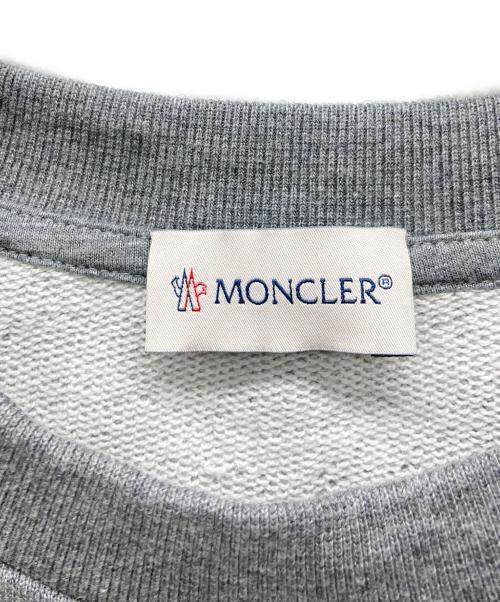 MONCLER（モンクレール）MONCLER (モンクレール) ロゴスウェット グレー サイズ:Mの古着・服飾アイテム