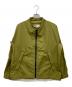MHL（エムエイチエル）の古着「ノーカラーナイロンジャケット」｜オリーブ