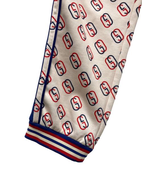 GUCCI（グッチ）GUCCI (グッチ) ジャージインターロッキングトラックパンツ ピンク サイズ:XSの古着・服飾アイテム
