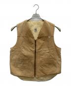 CarHarttカーハート）の古着「ボアベスト」｜ベージュ
