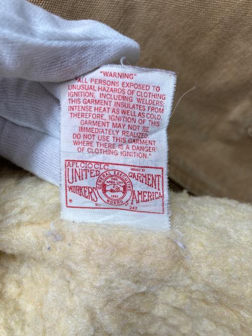 CarHartt（カーハート）CarHartt (カーハート) ボアベスト ベージュ サイズ:Lの古着・服飾アイテム