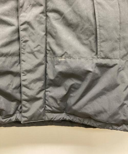 CAMP 7（キャンプ７）CAMP 7 (キャンプ７) 切替フードダウンジャケット ブラック サイズ:Lの古着・服飾アイテム