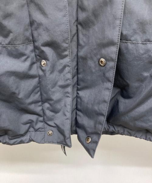 CAMP 7（キャンプ７）CAMP 7 (キャンプ７) 切替フードダウンジャケット ブラック サイズ:Lの古着・服飾アイテム