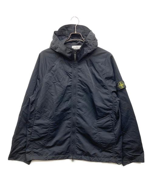 STONE ISLAND（ストーンアイランド）STONE ISLAND (ストーンアイランド) ナイロンジップジャケット ブラック サイズ:XLの古着・服飾アイテム