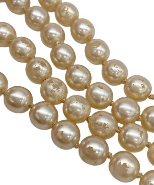 Salvatore Ferragamo（サルヴァトーレ フェラガモ）Salvatore Ferragamo (サルヴァトーレ フェラガモ) ネックレス ホワイトの古着・服飾アイテム