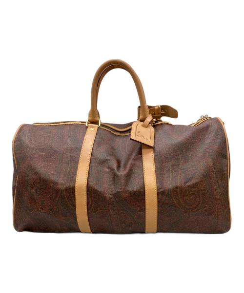 ETRO（エトロ）ETRO (エトロ) ボストンバッグ ブラウンの古着・服飾アイテム