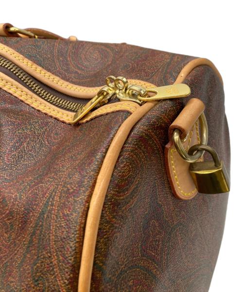 ETRO（エトロ）ETRO (エトロ) ボストンバッグ ブラウンの古着・服飾アイテム