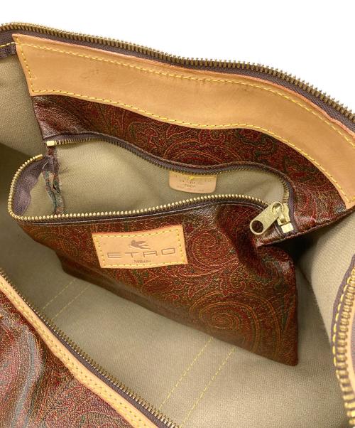 ETRO（エトロ）ETRO (エトロ) ボストンバッグ ブラウンの古着・服飾アイテム