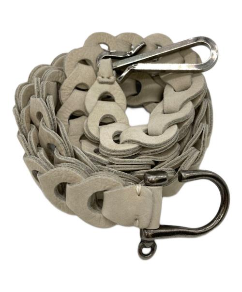 WYM LIDNM（ウィム バイ リドム）WYM LIDNM (ウィム バイ リドム) ベルト ホワイトの古着・服飾アイテム