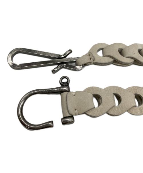 WYM LIDNM（ウィム バイ リドム）WYM LIDNM (ウィム バイ リドム) ベルト ホワイトの古着・服飾アイテム