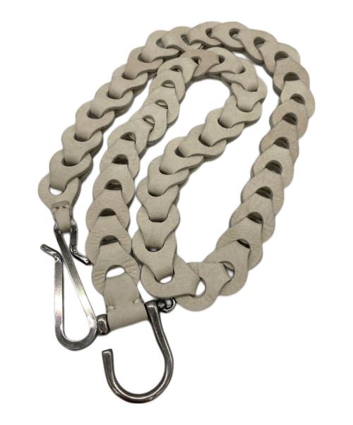 WYM LIDNM（ウィム バイ リドム）WYM LIDNM (ウィム バイ リドム) ベルト ホワイトの古着・服飾アイテム