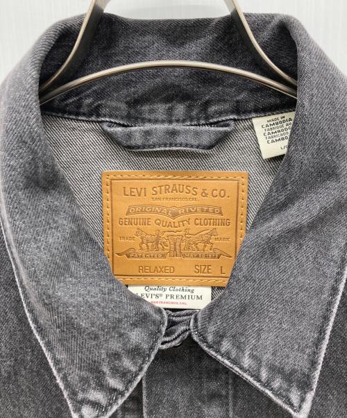 LEVI'S PReMIUM（リーバイス プレミアム）LEVI'S PReMIUM (リーバイスプレミアム) LEVI'S PREMIUM TYPE I TRUCKER ブラック サイズ:L/Gの古着・服飾アイテム