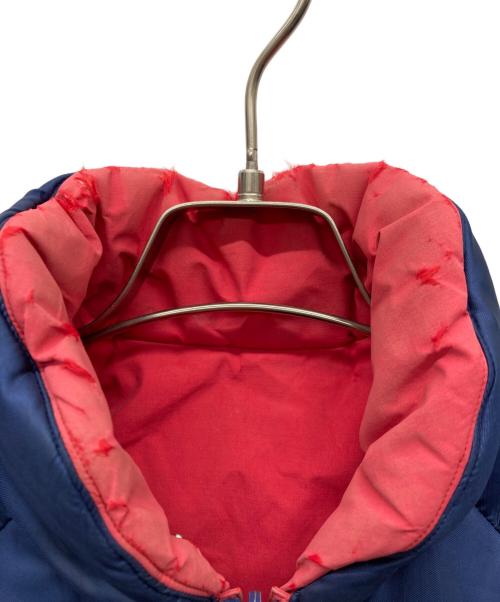 MONCLER（モンクレール）MONCLER (モンクレール) リバーシブルダウンジャケット ネイビー サイズ:胸囲82 身長155の古着・服飾アイテム