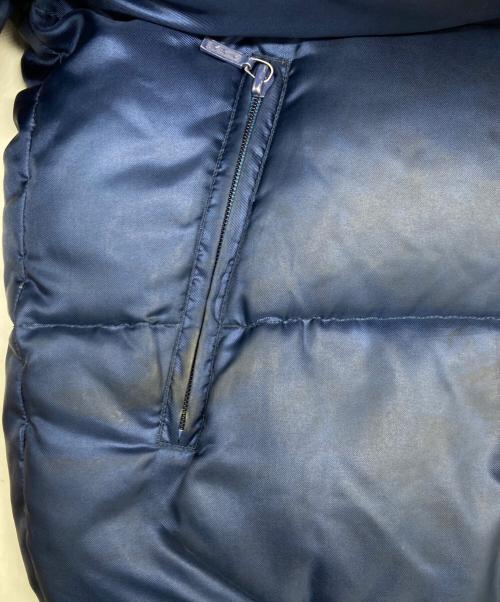 MONCLER（モンクレール）MONCLER (モンクレール) リバーシブルダウンジャケット ネイビー サイズ:胸囲82 身長155の古着・服飾アイテム