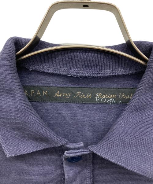 KAPITAL（キャピタル）KAPITAL (キャピタル) ポロシャツ ネイビー サイズ:3の古着・服飾アイテム