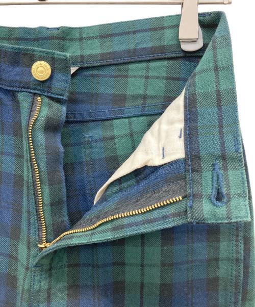 holiday（ホリデー）HOLIDAY (ホリデー) HIGH WAIST SKINNY FLARE CHECK PANTS マルチカラー サイズ:SH/1の古着・服飾アイテム