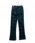 HOLIDAY (ホリデー) HIGH WAIST SKINNY FLARE CHECK PANTS マルチカラー サイズ:SH/1：5000円