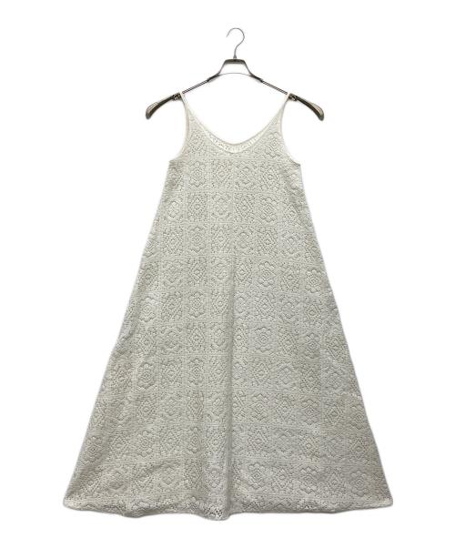 Louren（ローレン）Louren (ローレン) キャミソールワンピース ホワイト サイズ:Fの古着・服飾アイテム