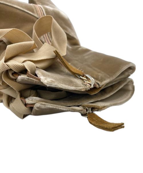 Y's PINK（ワイズ ピンク）Y's PINK (ワイズ ピンク) レースアップブーツ ベージュ サイズ:39の古着・服飾アイテム