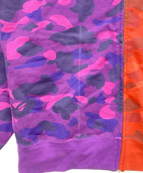 A BATHING APE（ア ベイシング エイプ）A BATHING APE (ア ベイシング エイプ) SEPARATE SHARK FULL ZIP HOODIE マルチカラー サイズ:2XLの古着・服飾アイテム