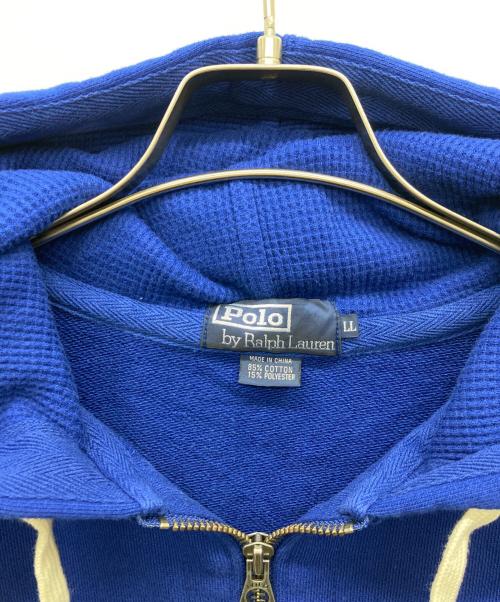 POLO RALPH LAUREN（ポロ・ラルフローレン）POLO RALPH LAUREN (ポロ・ラルフローレン) ジップパーカー ネイビー サイズ:LLの古着・服飾アイテム
