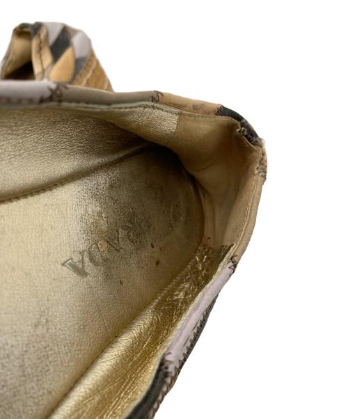 PRADA（プラダ）PRADA (プラダ) エスパドリーユ マルチカラー サイズ:38の古着・服飾アイテム