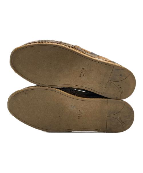 PRADA（プラダ）PRADA (プラダ) エスパドリーユ マルチカラー サイズ:38の古着・服飾アイテム