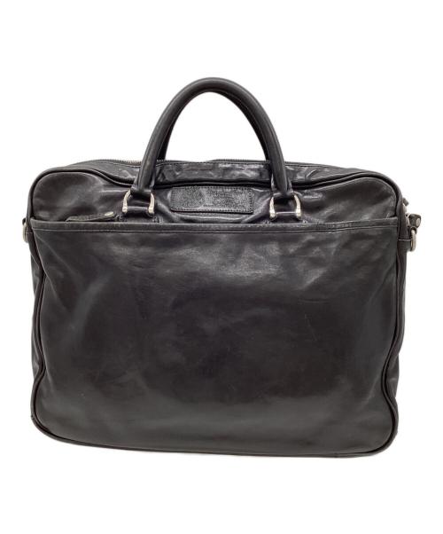 THE WARMTHCRAFTS MANUFACTURE（ウォームスクラフツ マニュファクチャー）THE WARMTHCRAFTS MANUFACTURE (ウォームスクラフツ マニュファクチャー) レザーハンドバッグ ブラックの古着・服飾アイテム