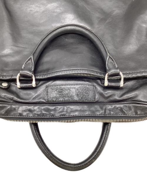 THE WARMTHCRAFTS MANUFACTURE（ウォームスクラフツ マニュファクチャー）THE WARMTHCRAFTS MANUFACTURE (ウォームスクラフツ マニュファクチャー) レザーハンドバッグ ブラックの古着・服飾アイテム