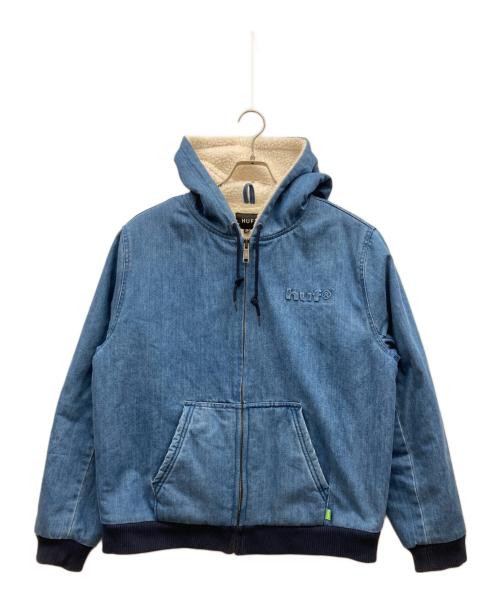 HUF（ハフ）HUF (ハフ) COLTON HOODED ZIP JACKET インディゴ サイズ:Mの古着・服飾アイテム