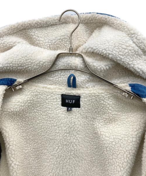 HUF（ハフ）HUF (ハフ) COLTON HOODED ZIP JACKET インディゴ サイズ:Mの古着・服飾アイテム