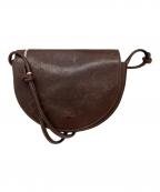 IL BISONTEイル ビゾンテ）の古着「半月型ショルダーバッグ」｜ブラウン