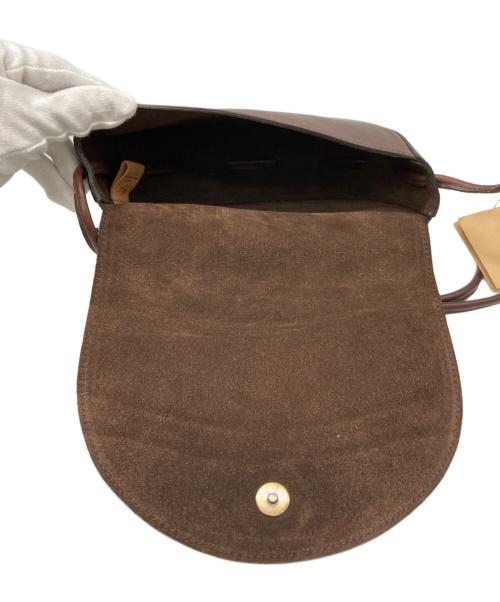 IL BISONTE（イル ビゾンテ）IL BISONTE (イル ビゾンテ) 半月型ショルダーバッグ ブラウンの古着・服飾アイテム