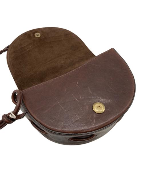 IL BISONTE（イル ビゾンテ）IL BISONTE (イル ビゾンテ) 半月型ショルダーバッグ ブラウンの古着・服飾アイテム