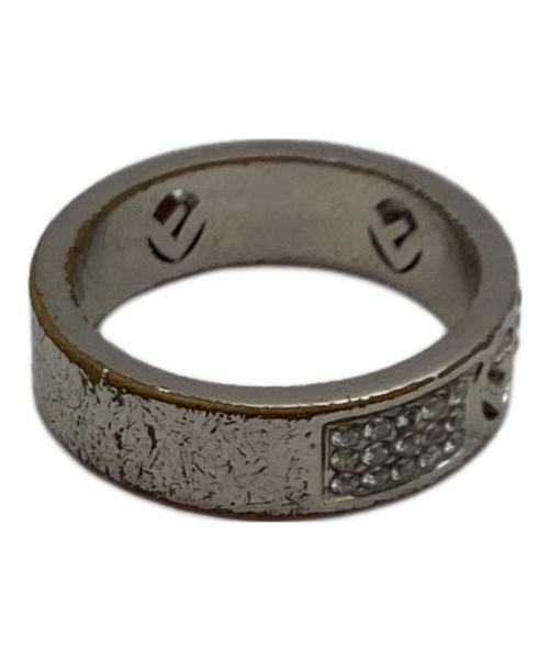 FENDI（フェンディ）FENDI (フェンディ) ラインストーンリング シルバー サイズ:なしの古着・服飾アイテム