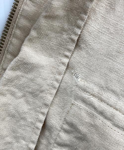 POLO RALPH LAUREN（ポロ・ラルフローレン）POLO RALPH LAUREN (ポロ・ラルフローレン) リネンサマーフライトジャケット ベージュ サイズ:Mの古着・服飾アイテム