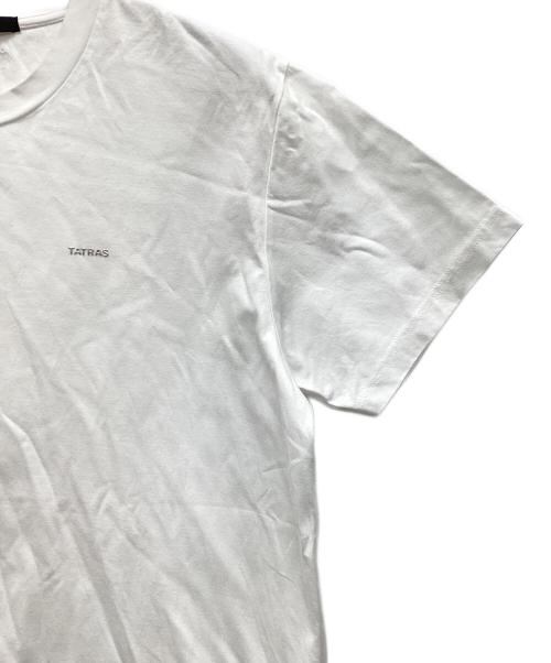 TATRAS（タトラス）TATRAS (タトラス) ロゴ半袖カットソー ホワイト サイズ:02の古着・服飾アイテム