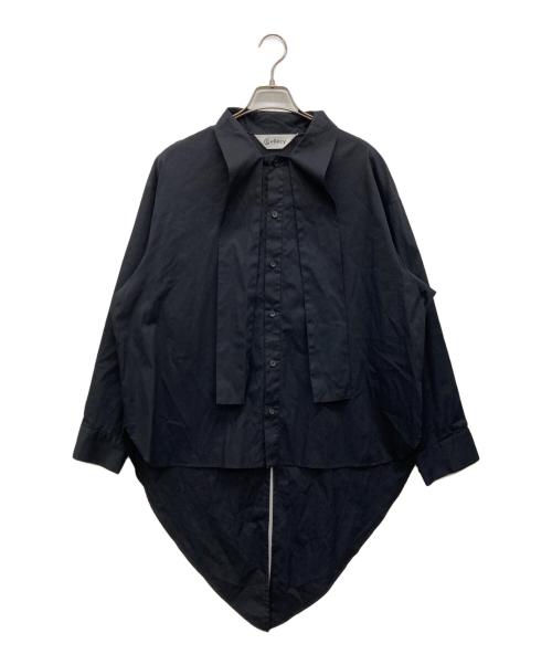 &ellecy（アンドエルシー）&ELLECY (アンドエルシー) ボウタイフィッシュテイルシャツブラウス ブラック サイズ:Mの古着・服飾アイテム