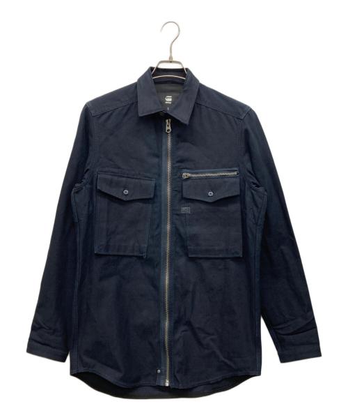 G-STAR RAW（ジースターロゥ）G-STAR RAW (ジースターロゥ) ワークジャケット ネイビー サイズ:Sの古着・服飾アイテム