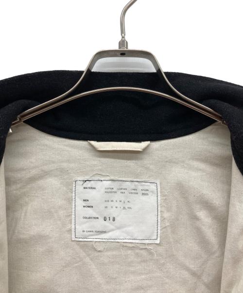 CAMIEL FORTGENS（カミエルフォートヘンス）CAMIEL FORTGENS (カミエルフォートヘンス) FLEECE ANORAK ブラック サイズ:MEN L,WOMEN XLの古着・服飾アイテム
