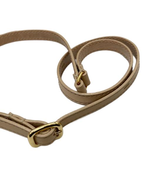 ebagos（エバゴス）ebagos (エバゴス) かっちりバッグミニ ベージュの古着・服飾アイテム