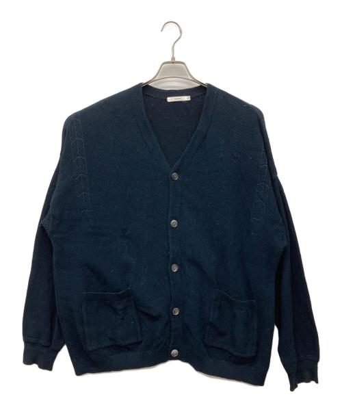 yashiki（ヤシキ）YASHIKI (ヤシキ) コットンカーディガン ネイビー サイズ:3の古着・服飾アイテム