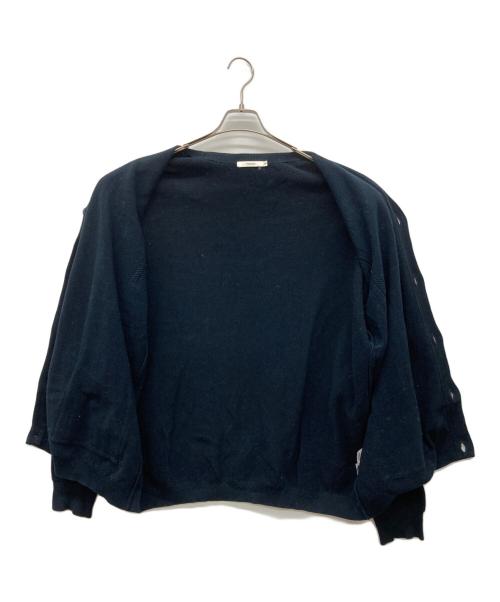 yashiki（ヤシキ）YASHIKI (ヤシキ) コットンカーディガン ネイビー サイズ:3の古着・服飾アイテム