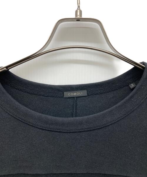 COMOLI（コモリ）COMOLI (コモリ) フットボールTシャツ ブラック サイズ:3の古着・服飾アイテム