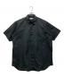 Sans limite（サンリミット）の古着「ボックスBD 比翼仕立半袖 ブロード」｜ブラック